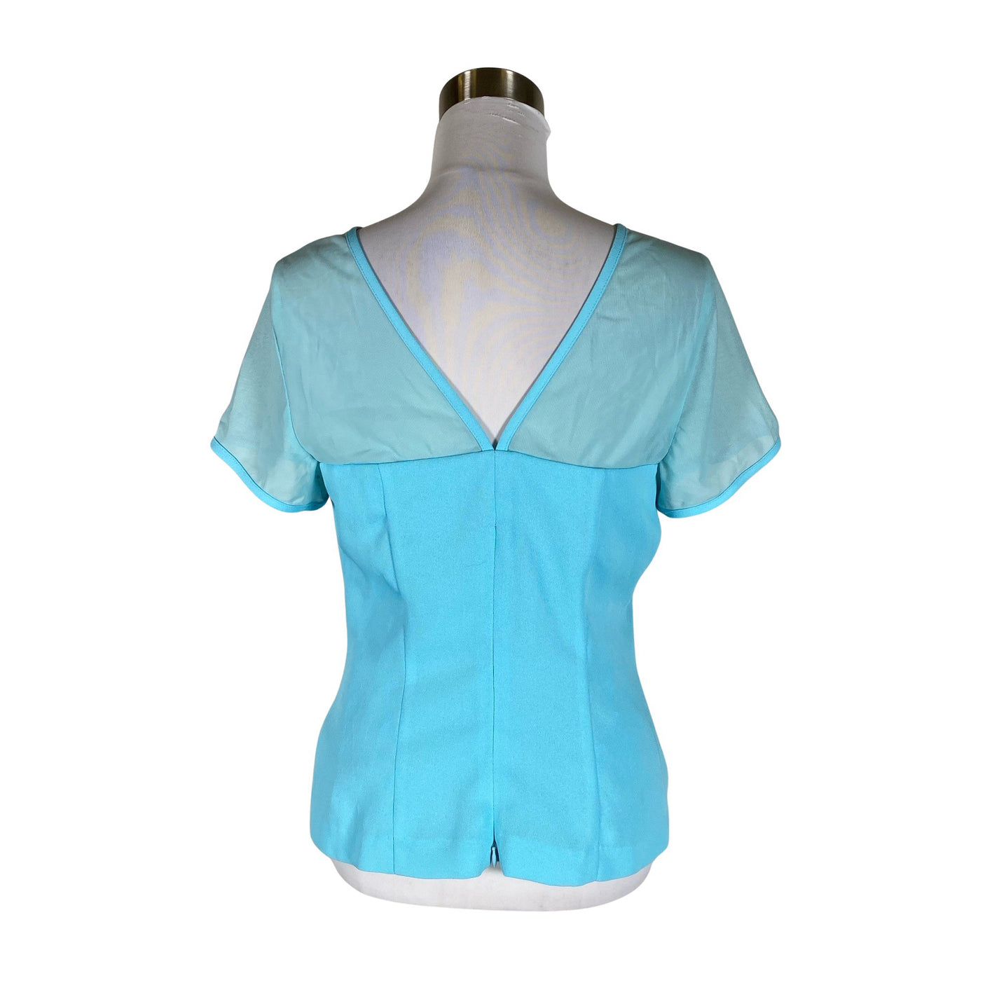Unisex Lori Weidner - Short-sleeved blouse, size 40 - Turquoise (2)