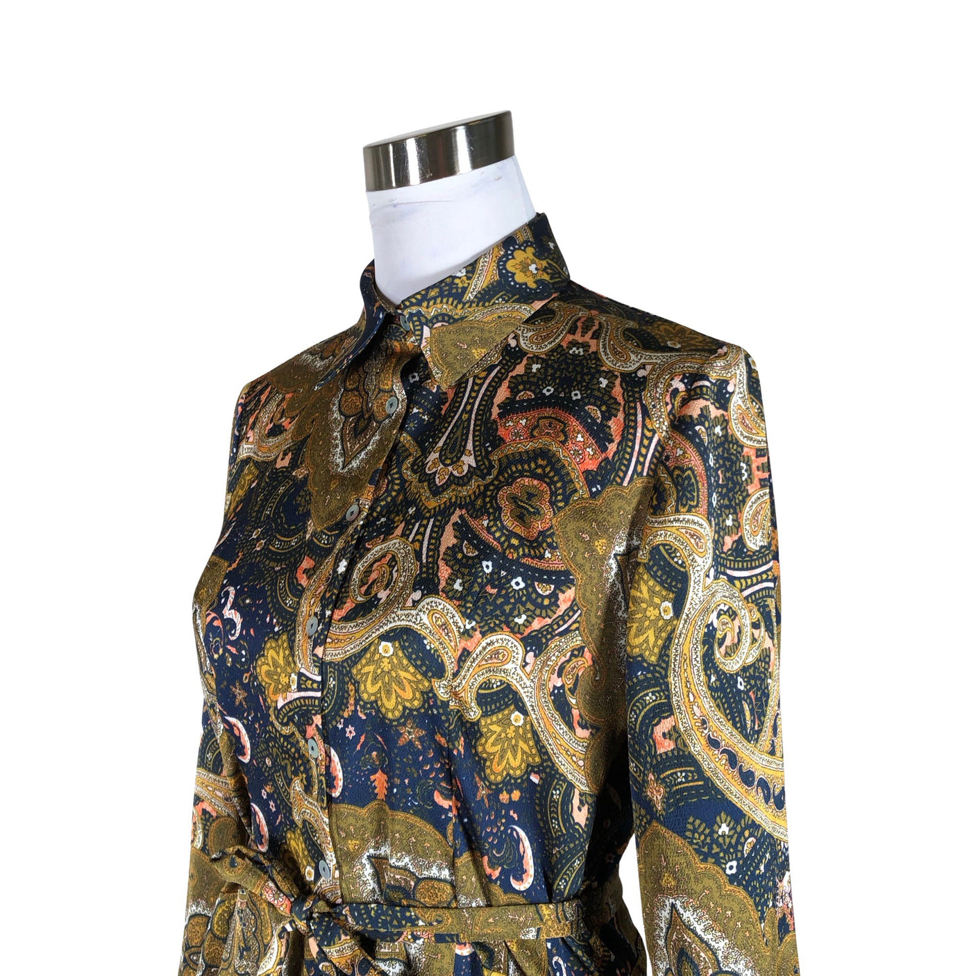 Unisex Sand - Schiffon dress, size 36 - Green (3)