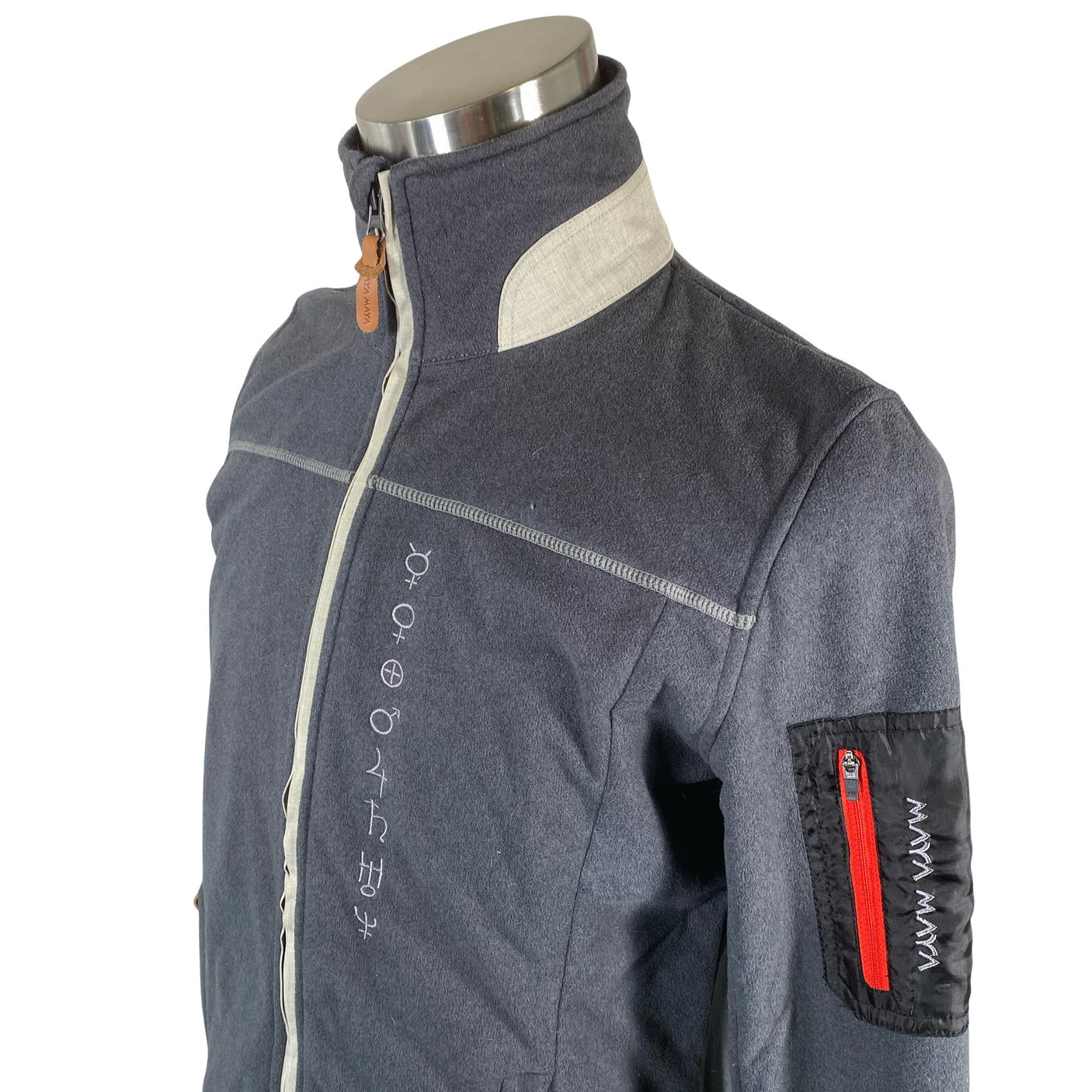 Unisex Maya Maya - Fleece jacket, size S - Gray (3)