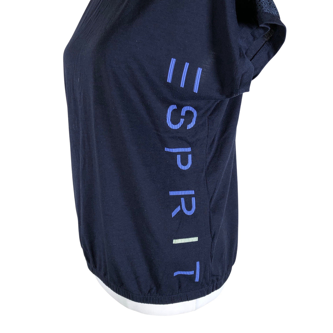 Unisex Esprit - Sports shirt, short sleeve, size 38 - Blue (2)