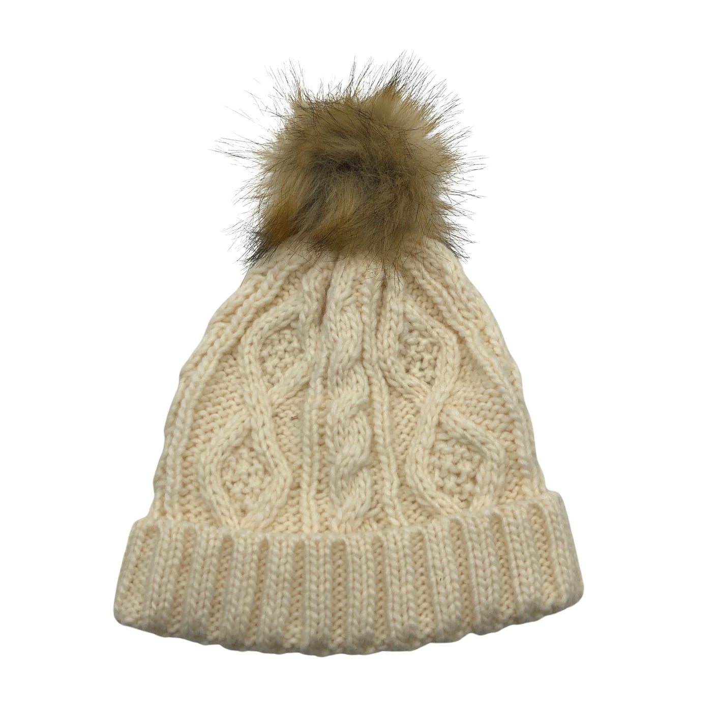 Unisex A+more - Winter beanie, size 56 - 58 cm - Natural white (1)