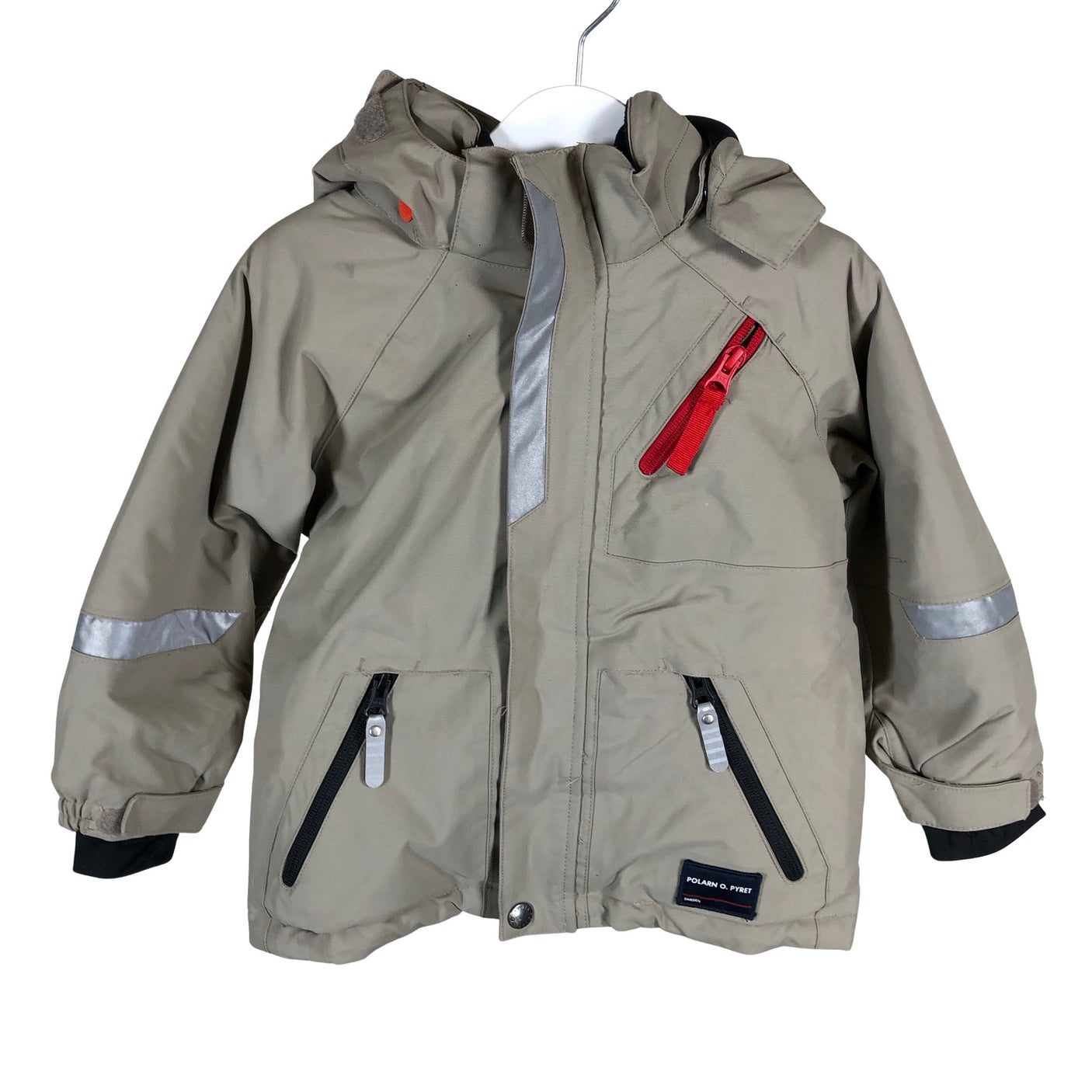 Unisex Polarn O. Pyret - Winter jacket, size 92 - 98 - Beige (1)