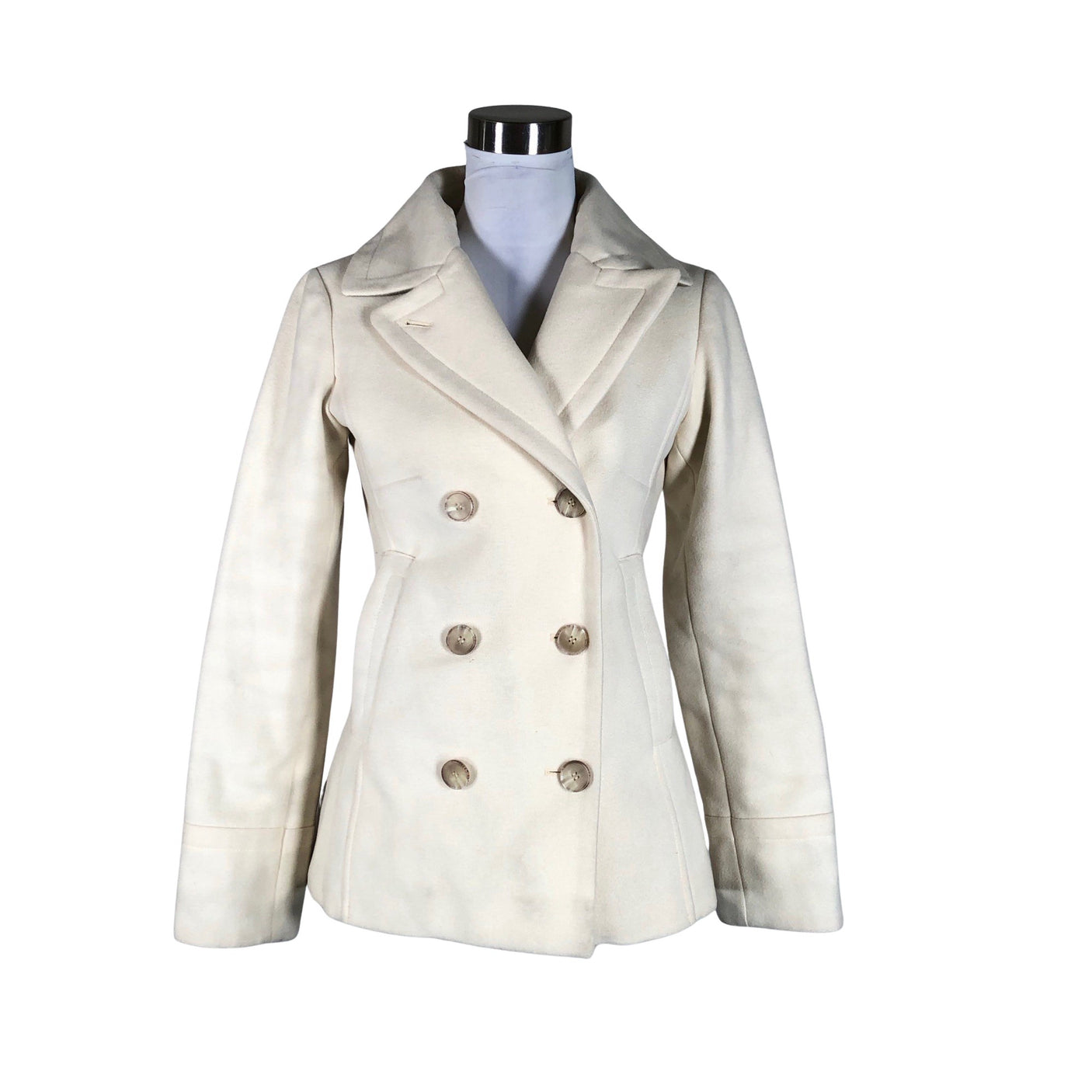 Unisex Peak Performance - Wool coat, size 36 - Natural white (1)