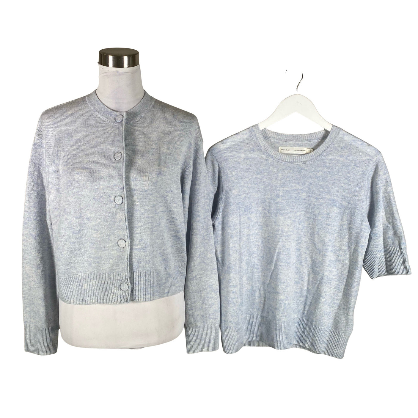 Unisex InWear - Cardigan, size 38 - Light blue (1)