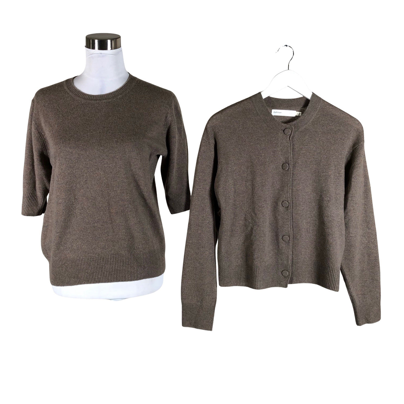 Unisex InWear - Cardigan, size 38 - Brown (1)