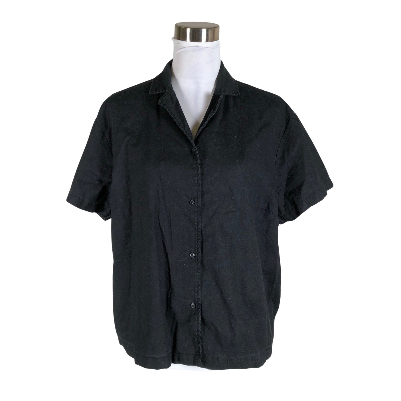Unisex Urban Classics - Short-sleeved blouse, size 40 - Black (1)