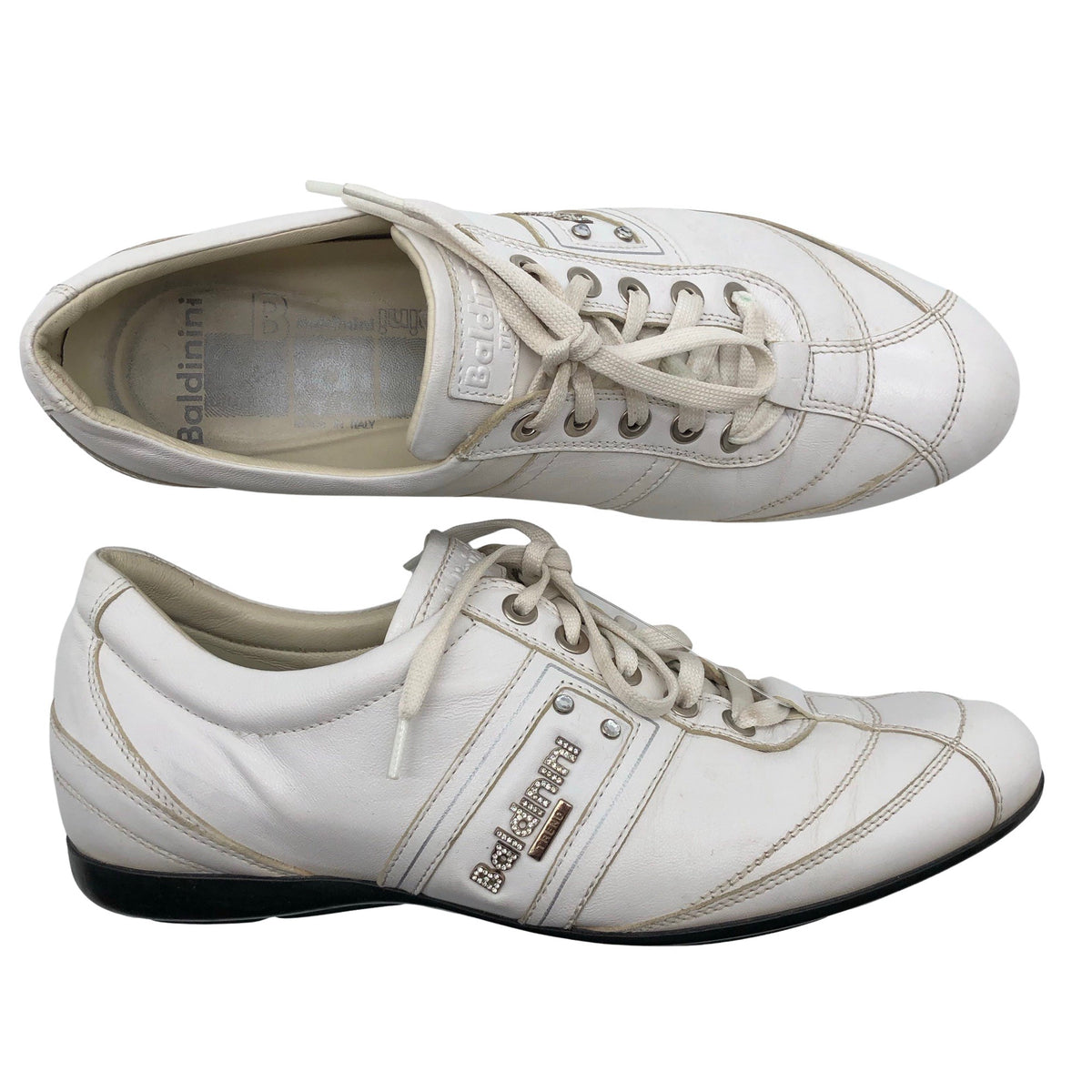 Unisex Baldinini - Casual sneakers, size 38 - White (1)