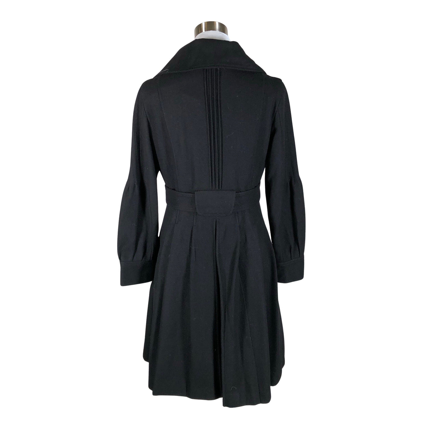 Unisex Trendy Look - Wool coat, size 34 - Black (2)