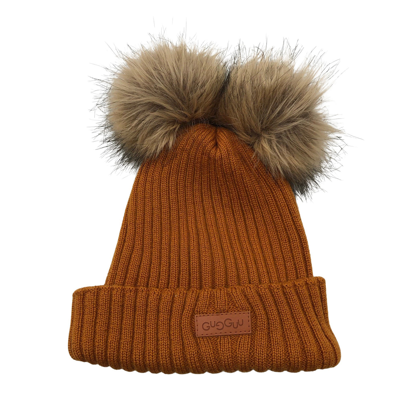 Unisex Gugguu - Winter beanie, size 52 - 54 cm - Brown (1)