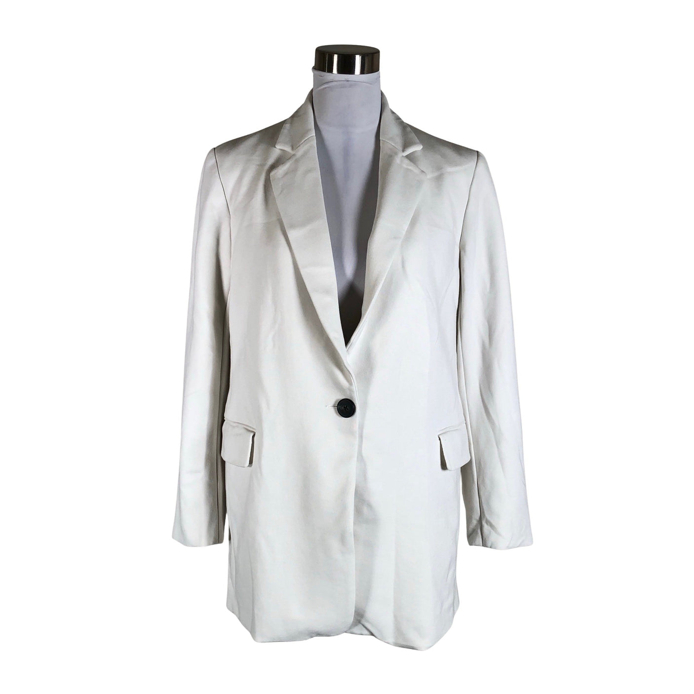 Unisex Massimo Dutti - Sweat jacket, size 38 - Natural white (1)