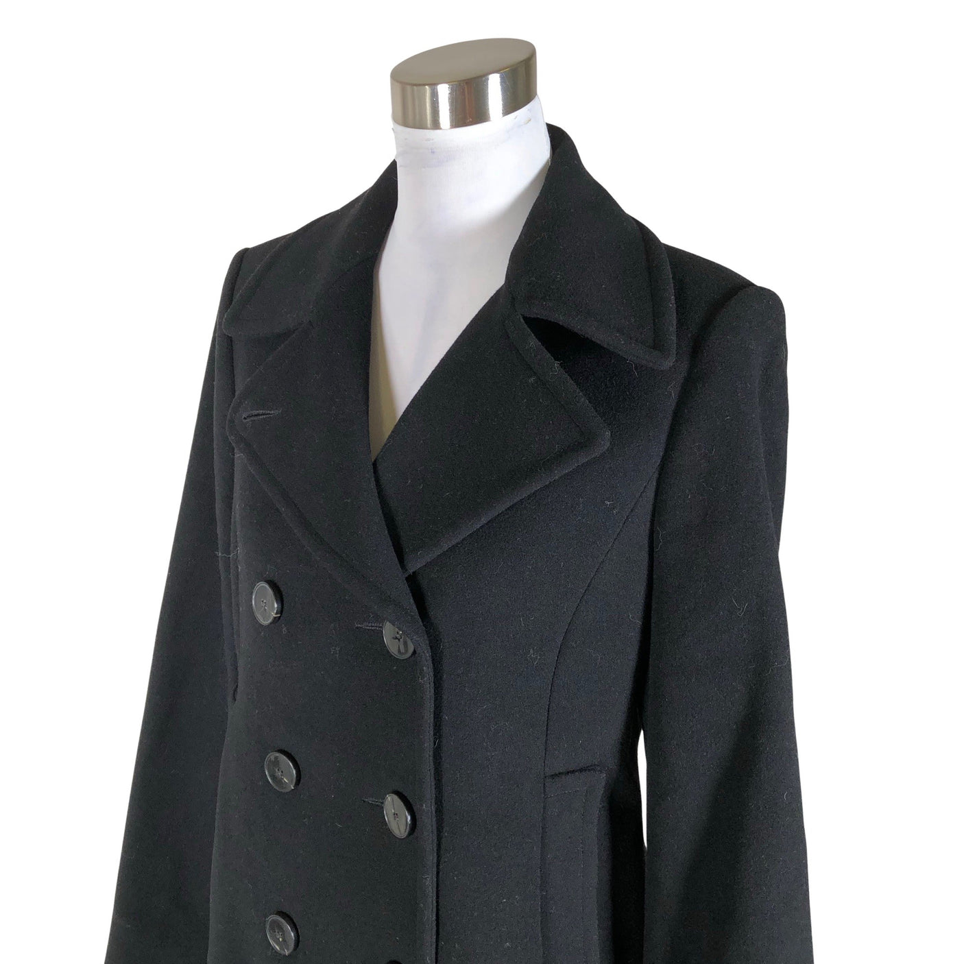 Unisex Your Face - Wool coat, size 38 - Black (3)