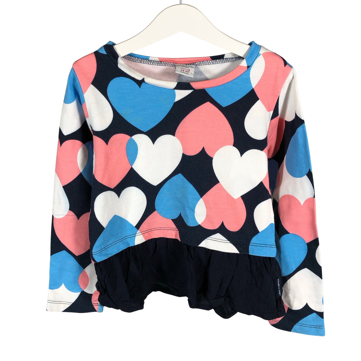 Unisex Polarn O. Pyret - Sweatshirt, size 122 - 128 - Blue (1)