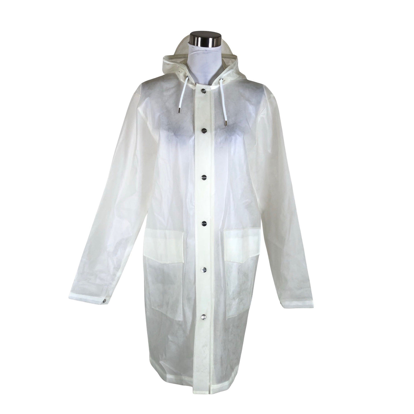Unisex Rains - Rain jacket, size 36 - Natural white (1)