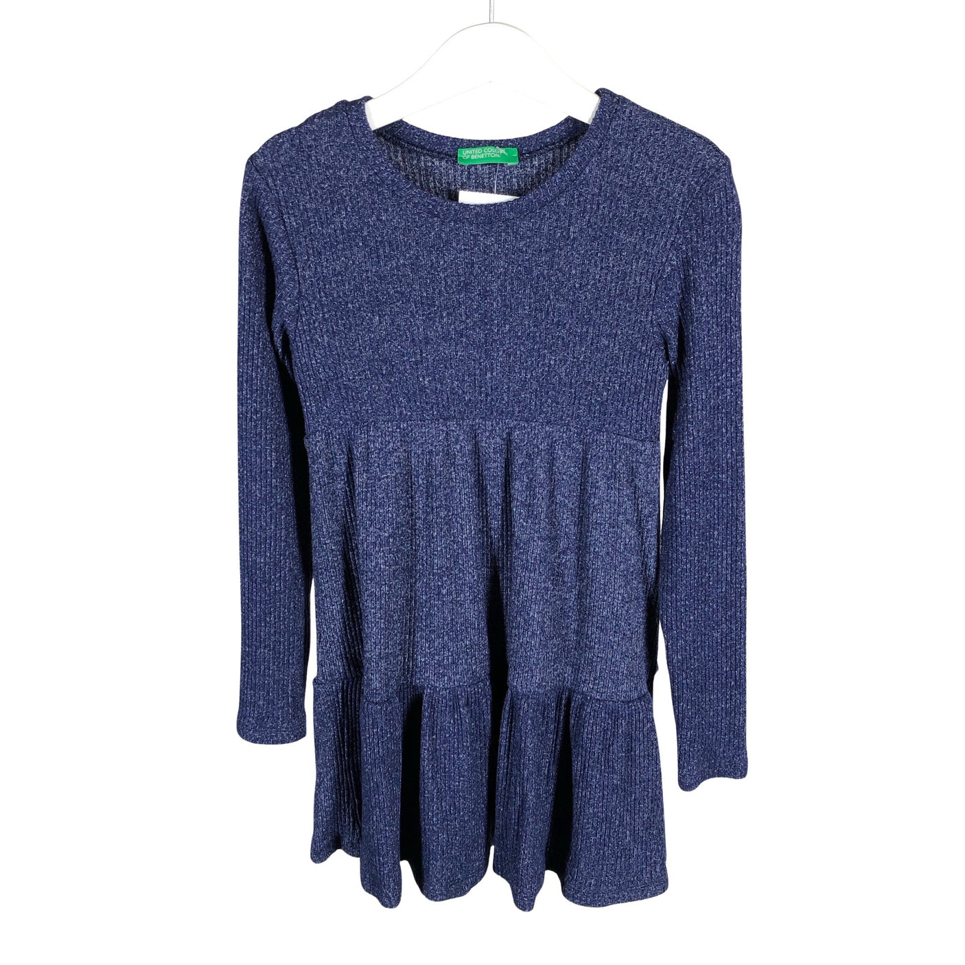 Unisex Benetton - Knit dress, size 128 - 134 - Blue (1)