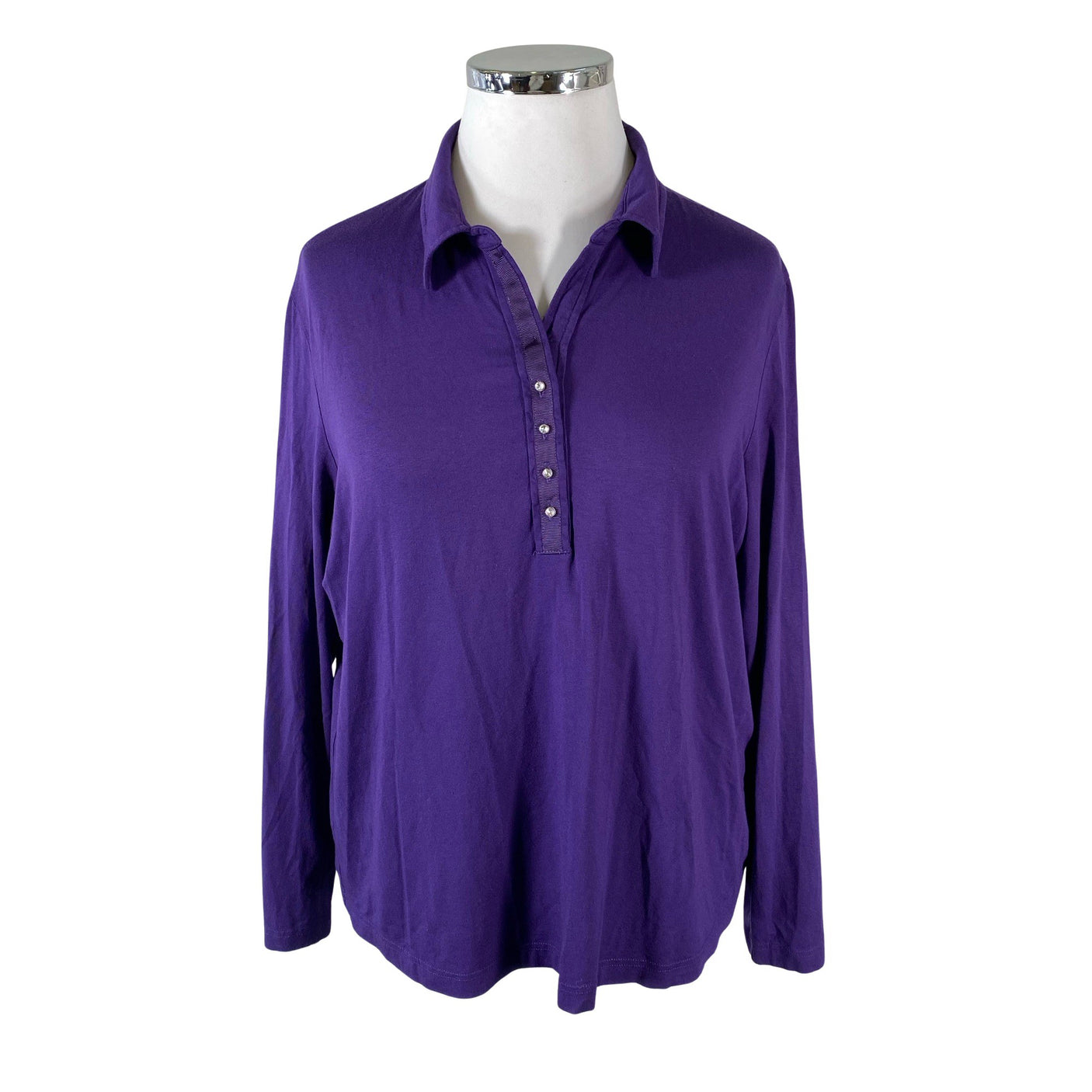 Unisex Gerry Weber - Tricot shirt, size 46 - Violet (1)