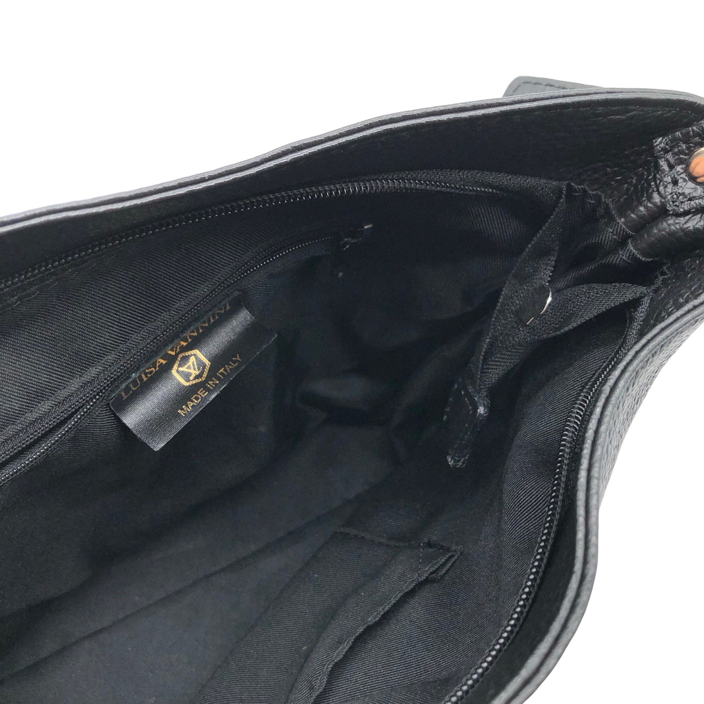 Unisex Luisa Vannini - Shoulder bag, size Midi - Black (2)