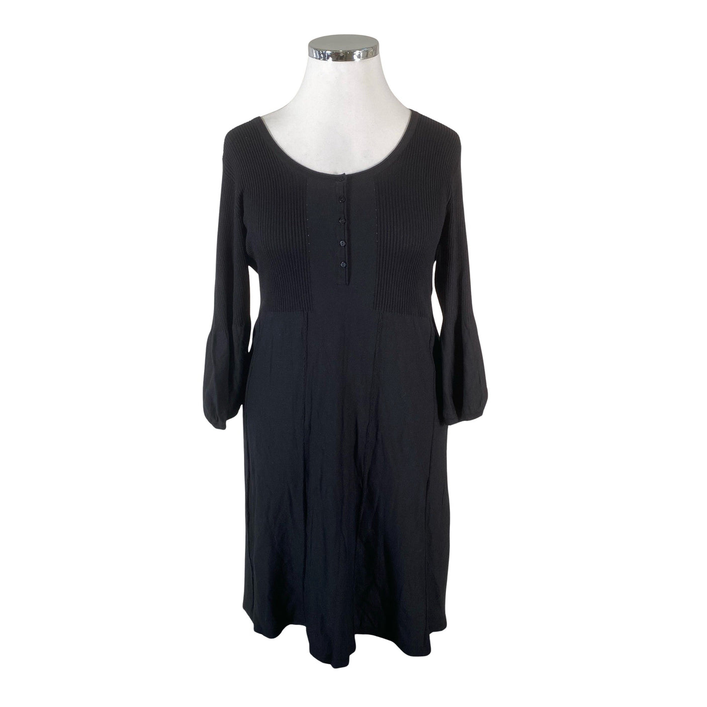 Unisex Fransa - Knit dress, size 42 - Black (1)
