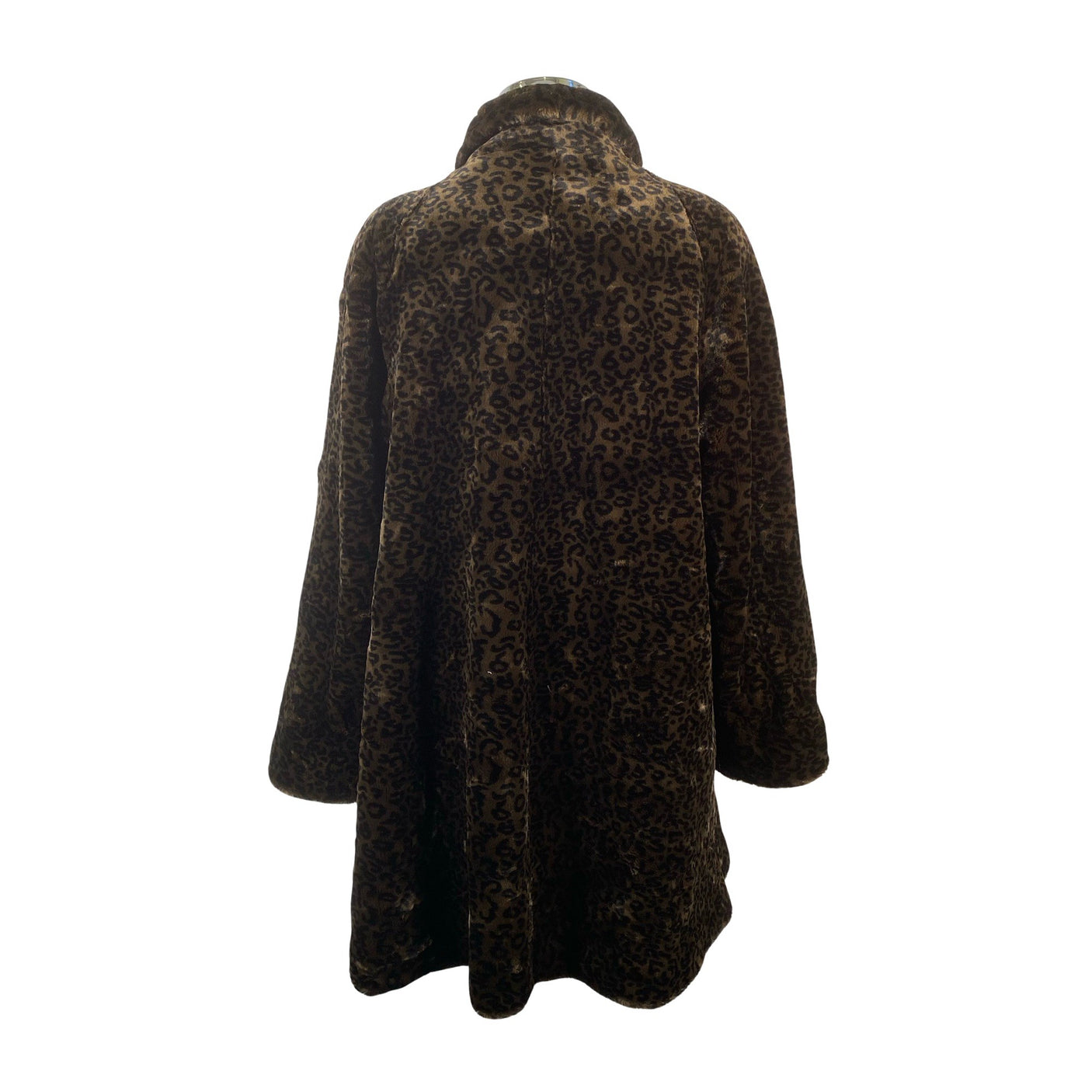 Unisex Classic - Faux fur coat, size 44 - Brown (2)