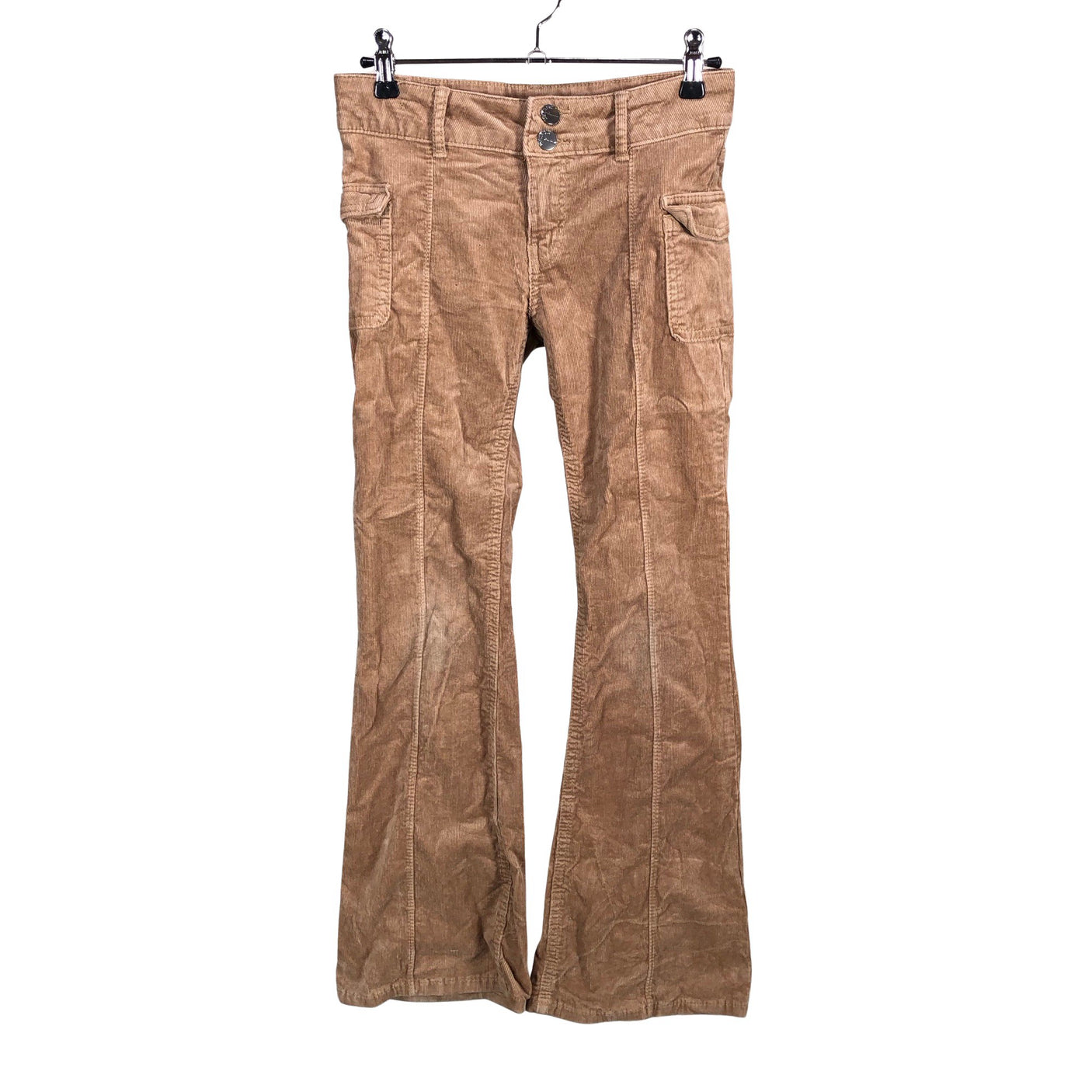 Unisex Lindex - Velvet pants, size 140 - 146 - Brown (1)