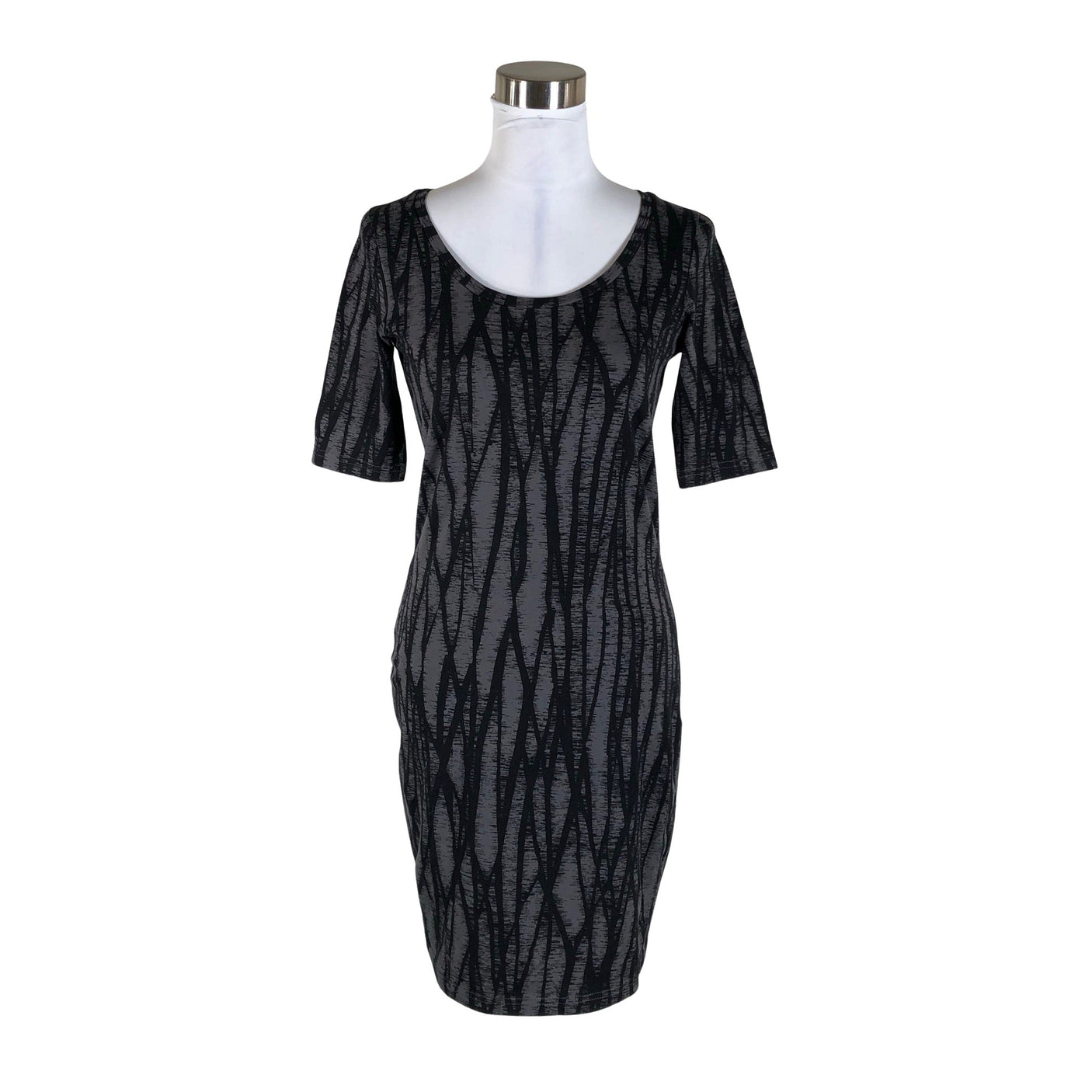 Unisex Lindex - Tricot dress, size 40 - Gray (1)