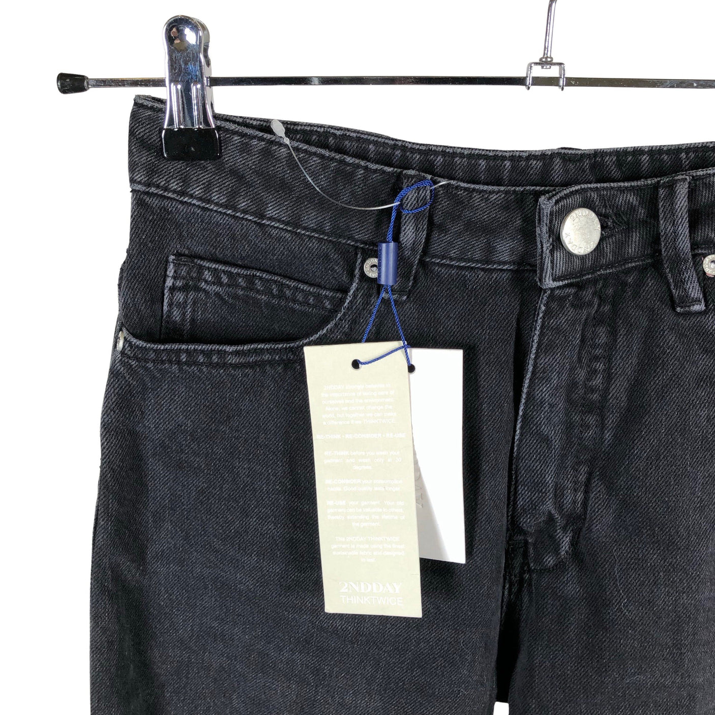 Unisex 2NDDAY - Jeans, size W27 - Black (3)