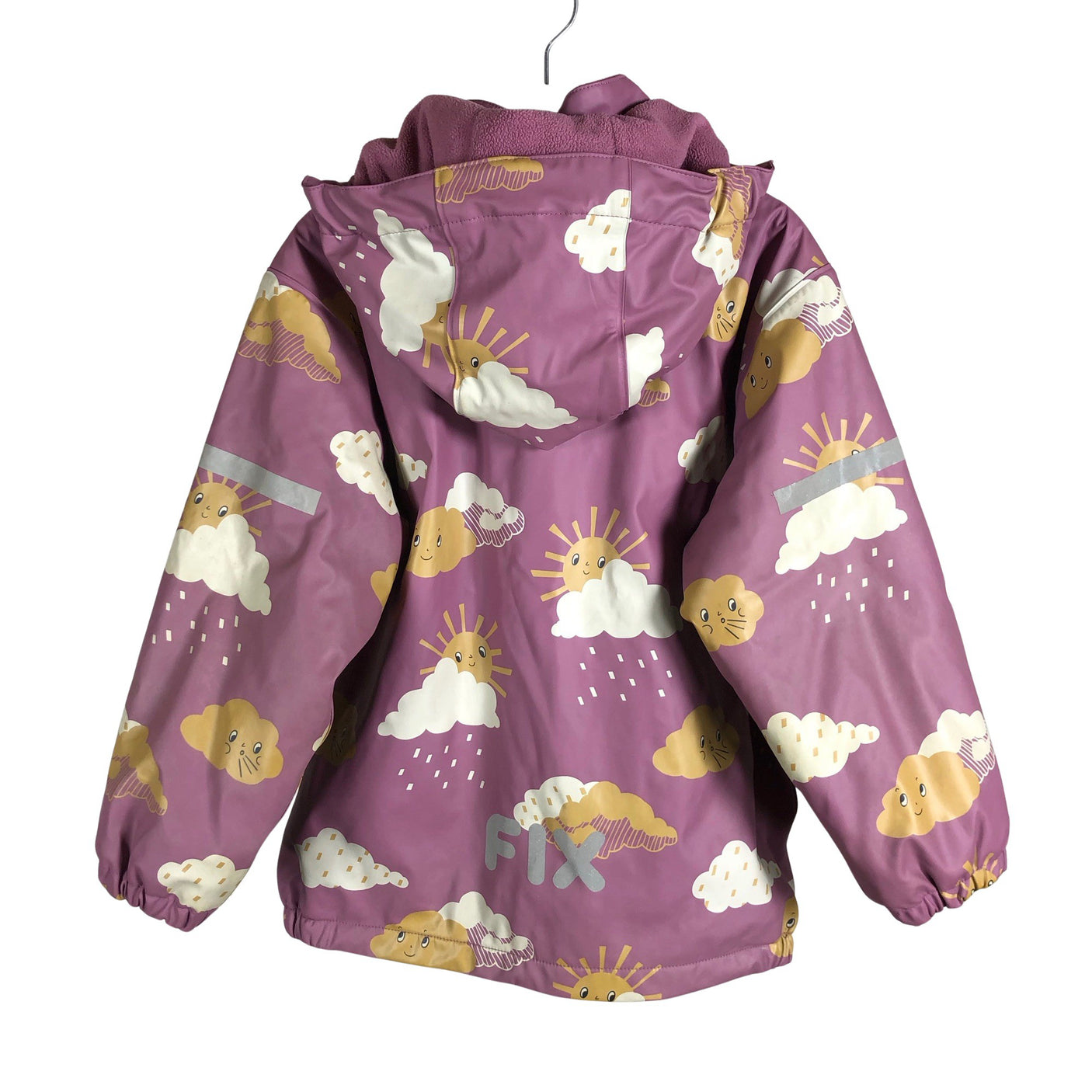Unisex FIX by Lindex - Rain jacket, size 116 - 122 - Violet (2)