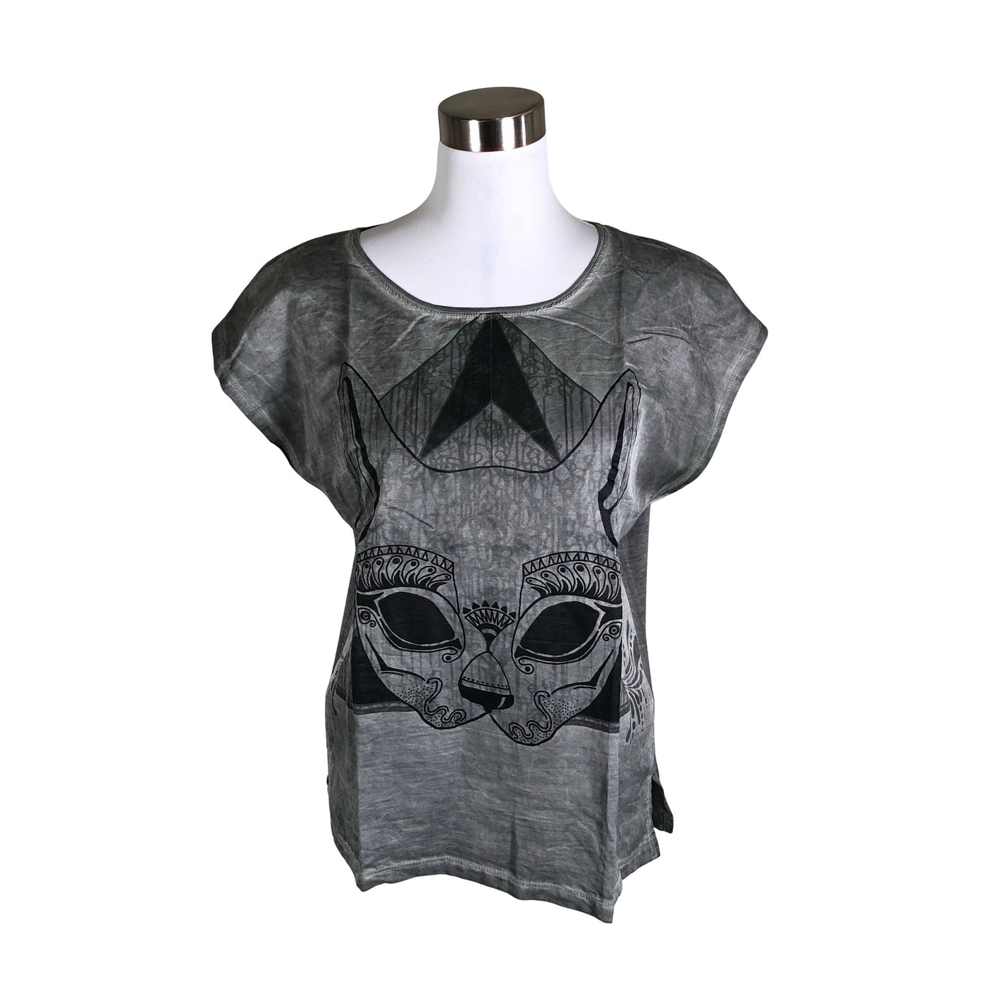 Unisex Selected - Tricot tank top, size 36 - Gray (1)