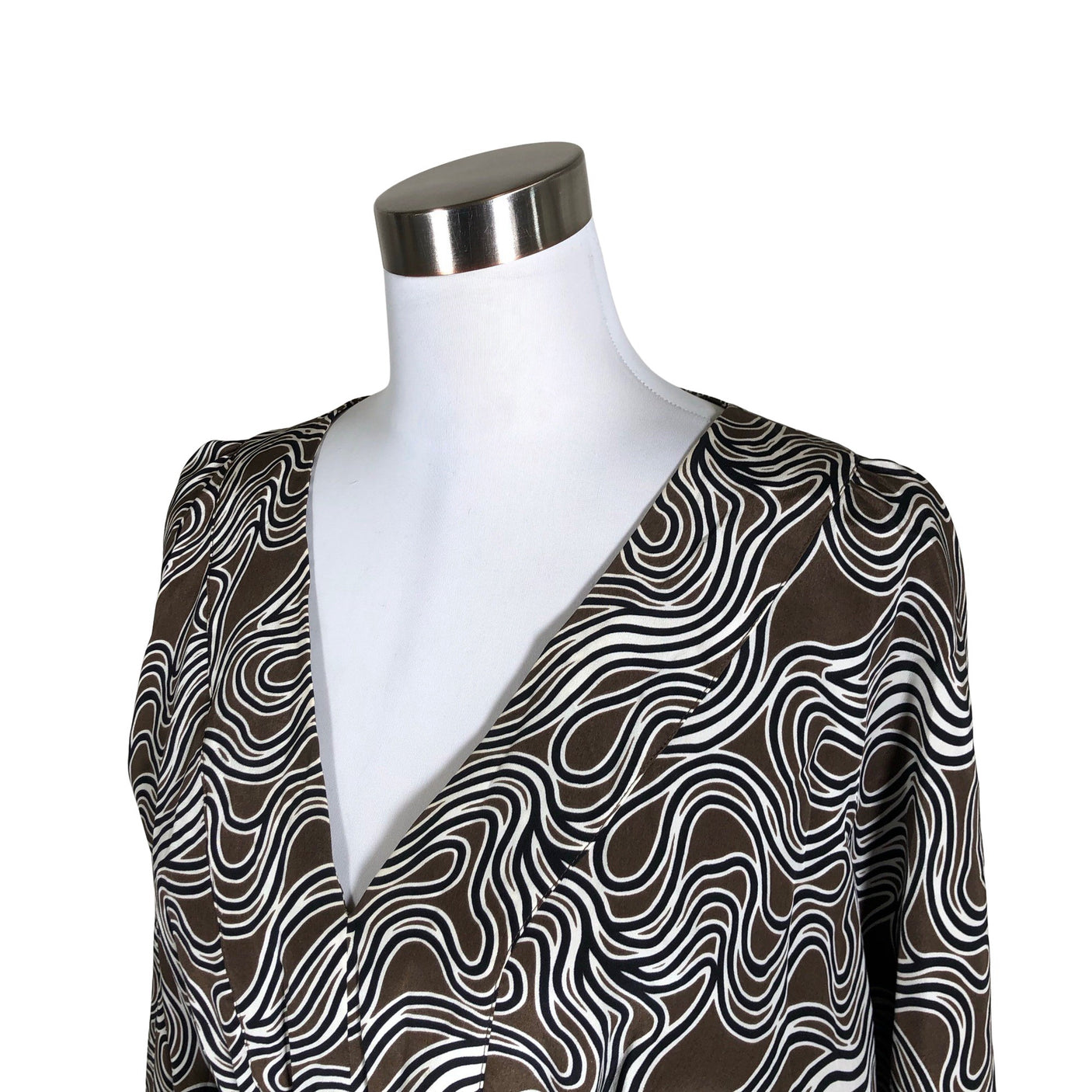 Unisex Andiata - Schiffon dress, size 40 - Brown (3)