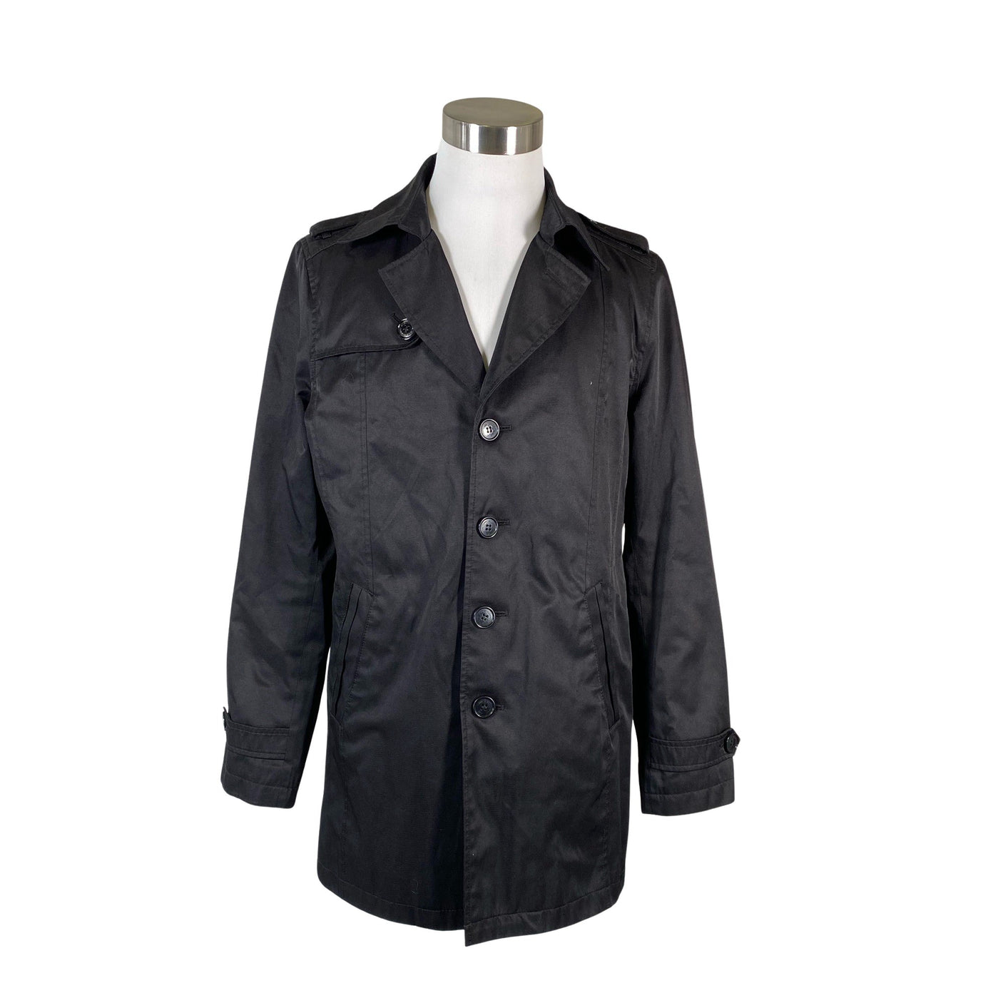Unisex Selected - Trench coat, size XL - Black (1)