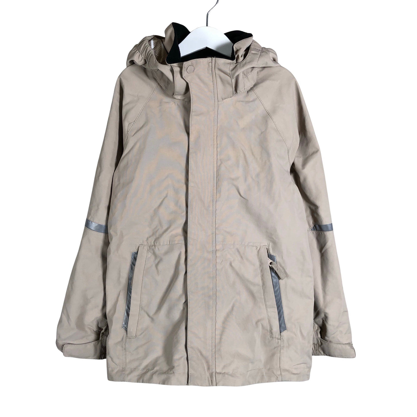 Unisex Polarn O. Pyret - Spring/Fall jacket, size 134 - 140 - Beige (1)