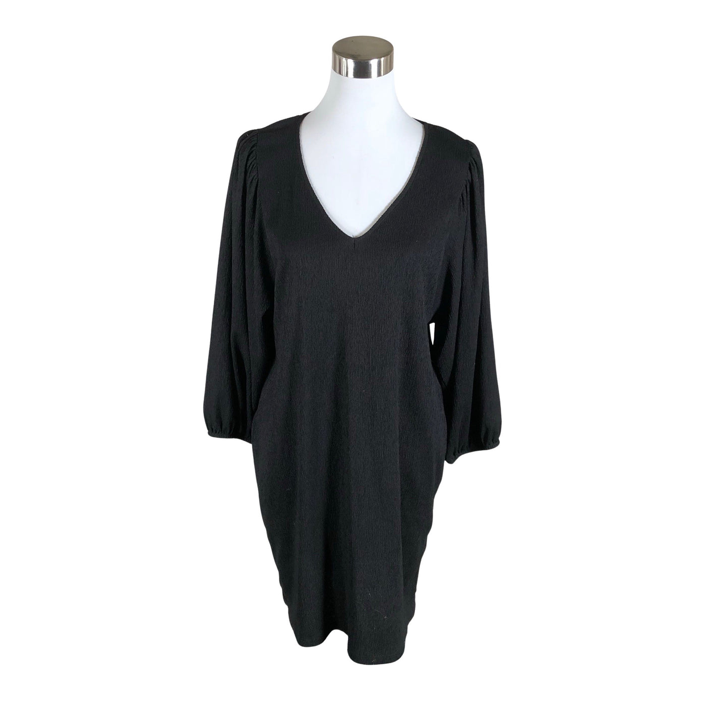 Unisex Lindex - Tricot dress, size 36 - Black (1)