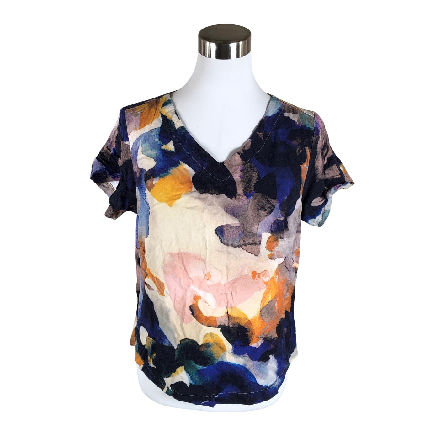 Unisex NOSH - Short-sleeved blouse, size 36 - Blue (1)