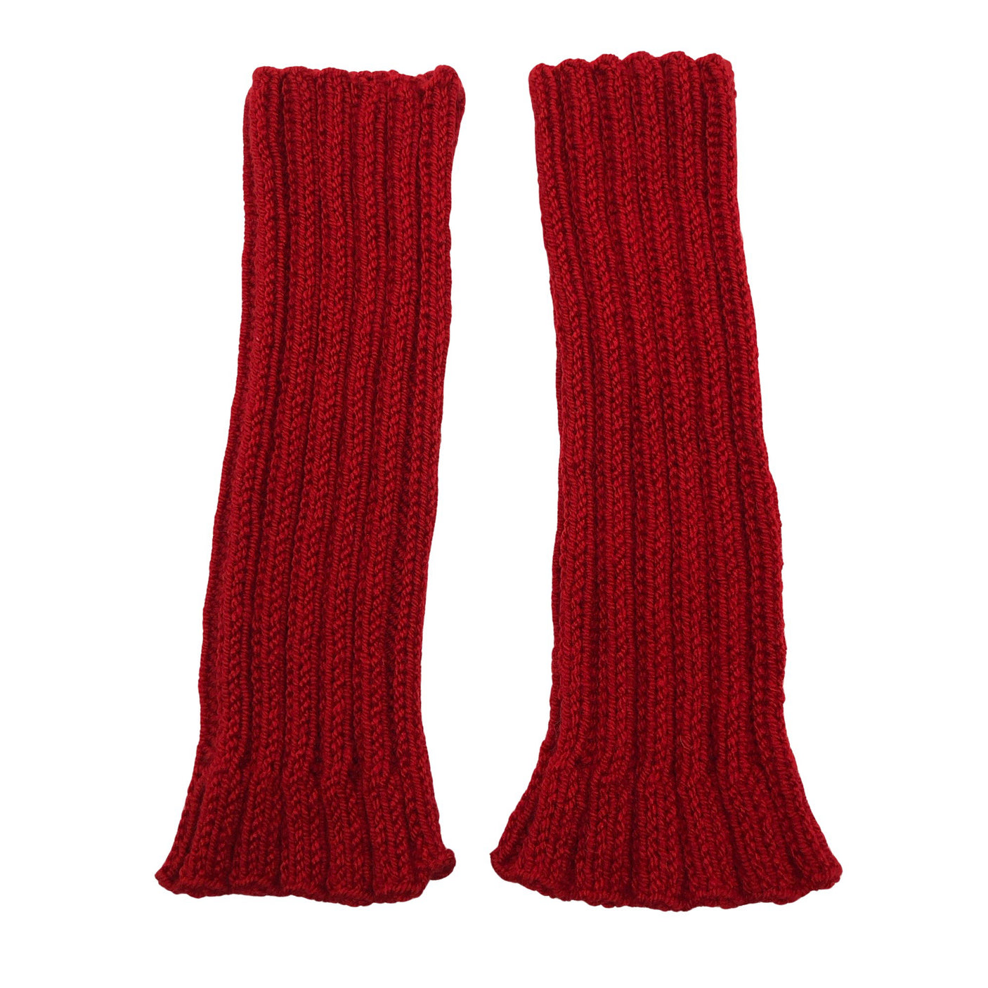 Unisex Handmade - Leg warmers, size 40 - Red (1)