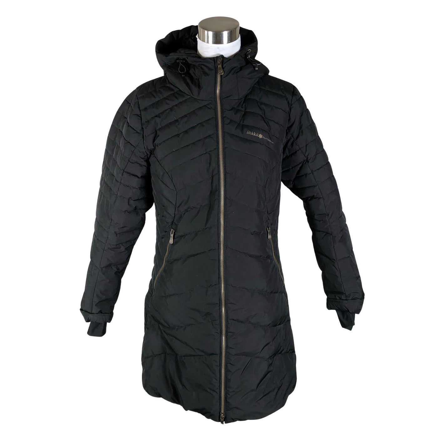 Unisex Áhkká - Down jacket, size 40 - Black (1)