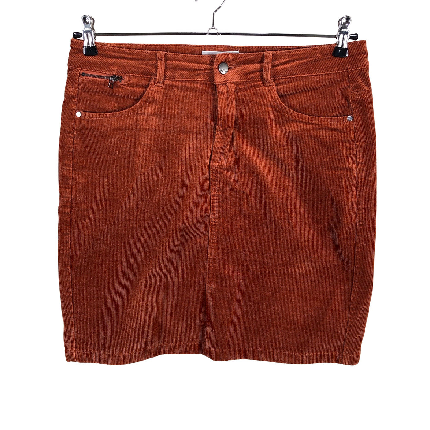 Unisex Fransa - Fabric skirt, size 38 - Brown (1)