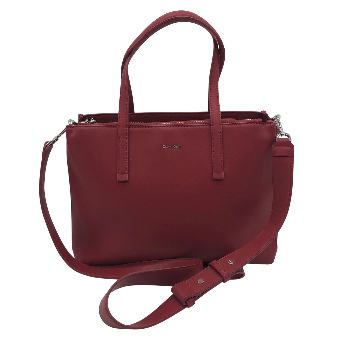 Unisex Calvin Klein - Handbag, size Midi - Wine red (1)