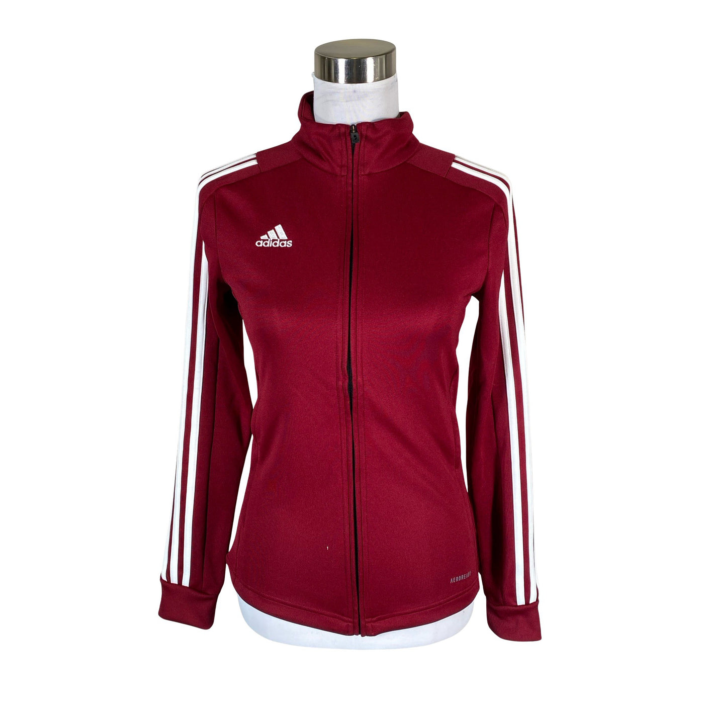 Unisex Adidas - Track jacket, size 32 - Wine red (1)