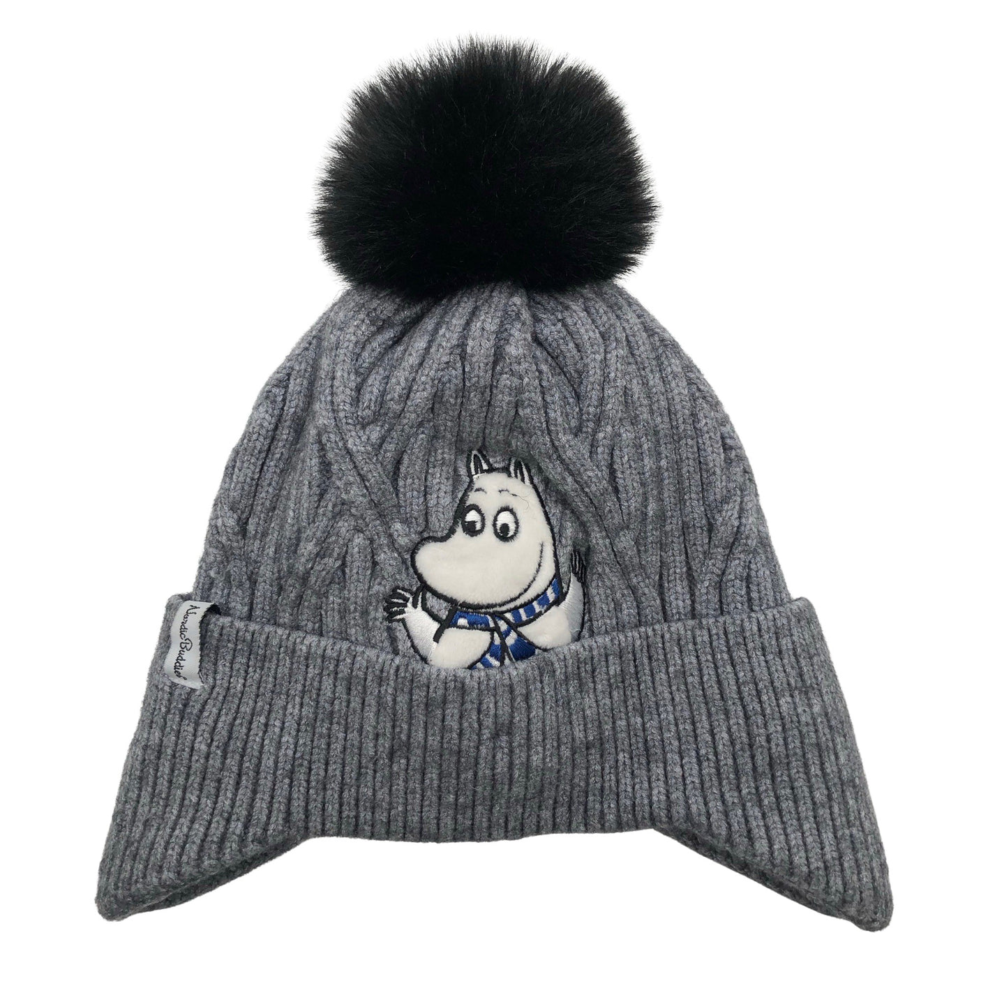 Unisex Nordic Buddies - Winter hat, size 48 - 50 cm - Gray (1)