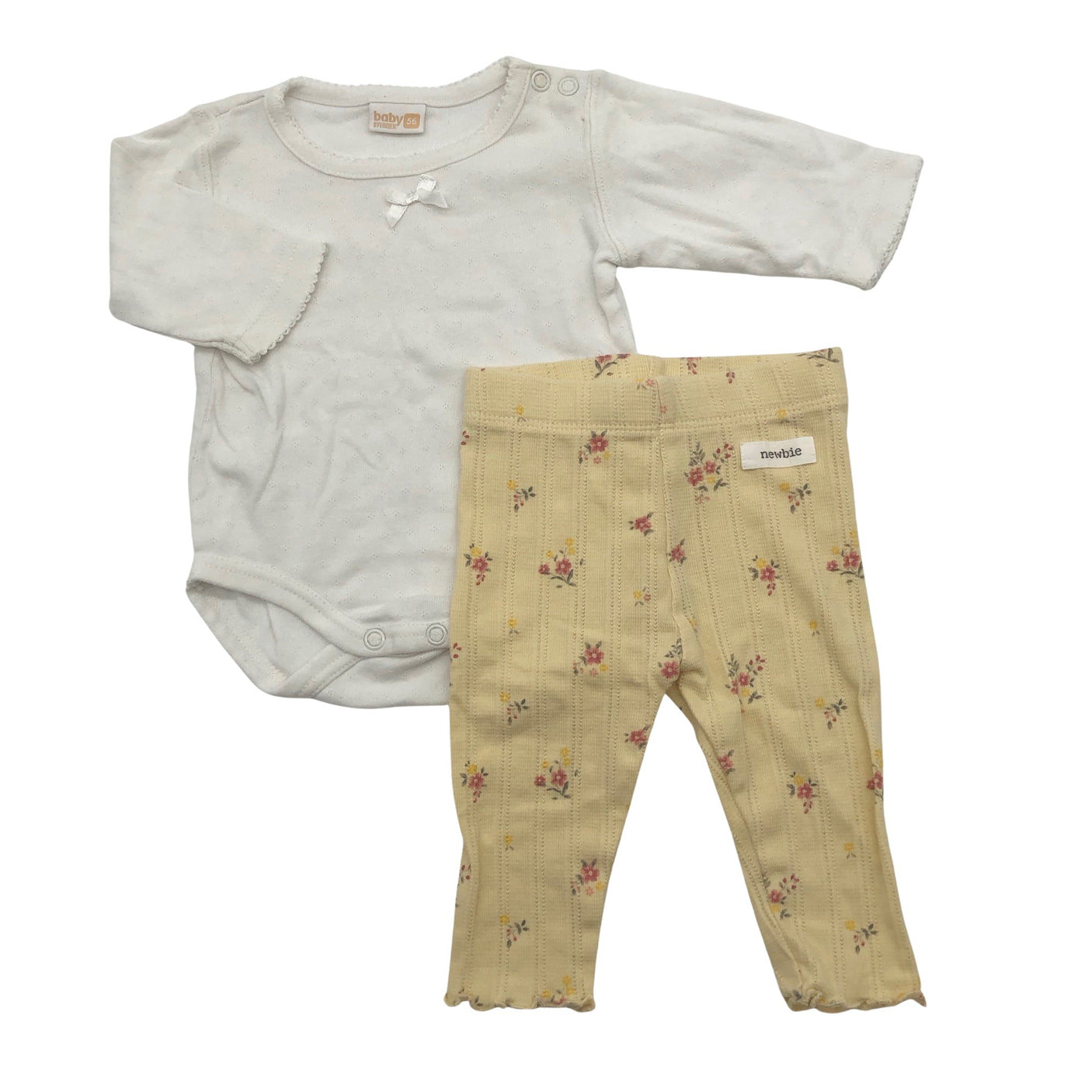 Unisex Newbie - Leggings, size 50 - 56 - White (1)