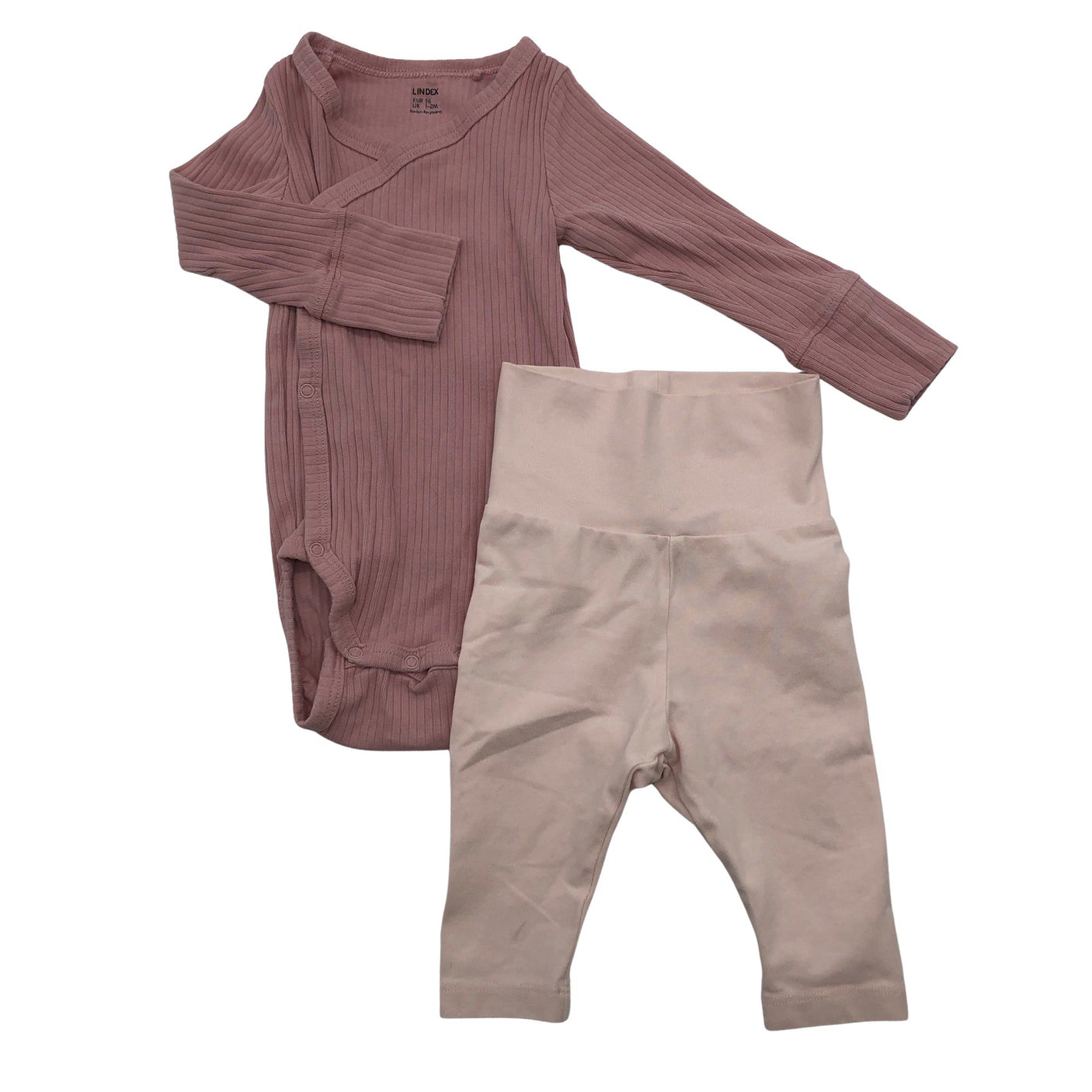 Unisex Lindex - Body, size 50 - 56 - Light pink (1)