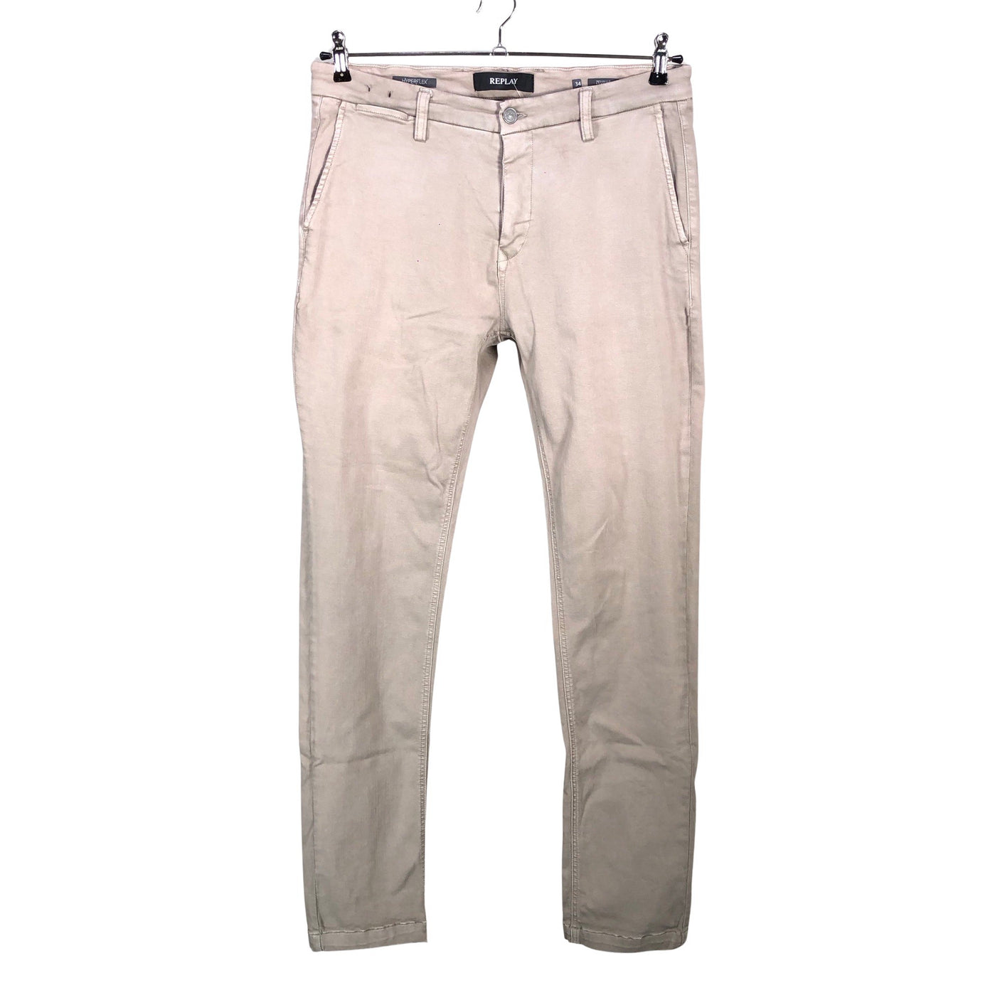 Unisex Replay - Chinos, size W34 - Beige (1)