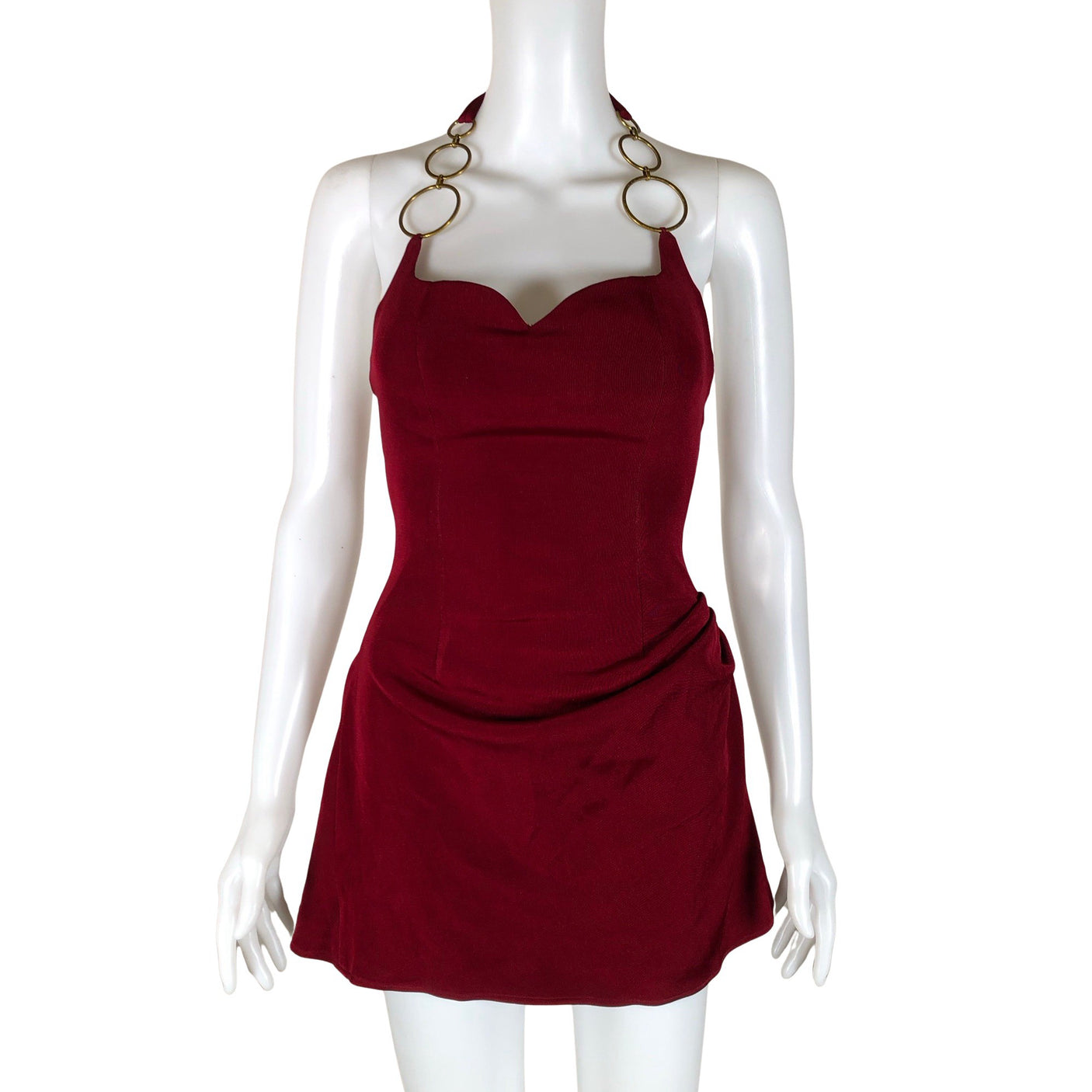 Unisex Nana Jacqueline - Party dress, size 34 - Wine red (1)