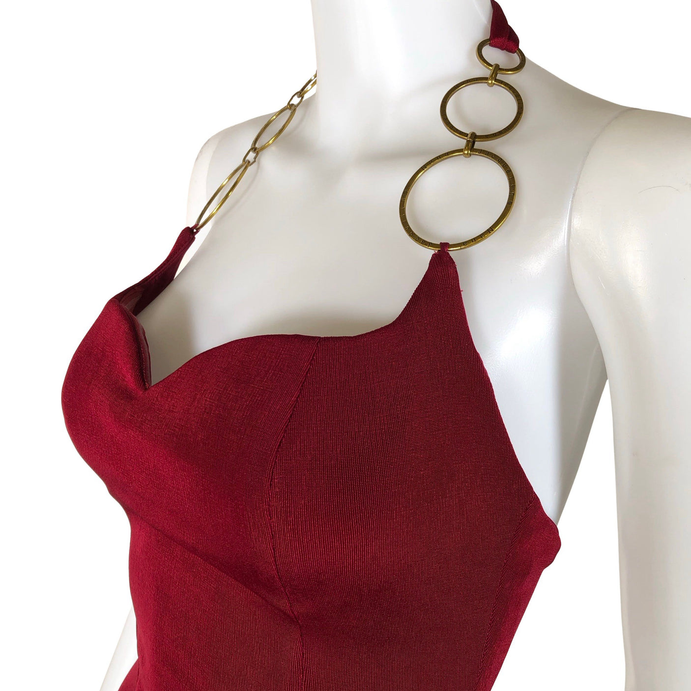 Unisex Nana Jacqueline - Party dress, size 34 - Wine red (3)