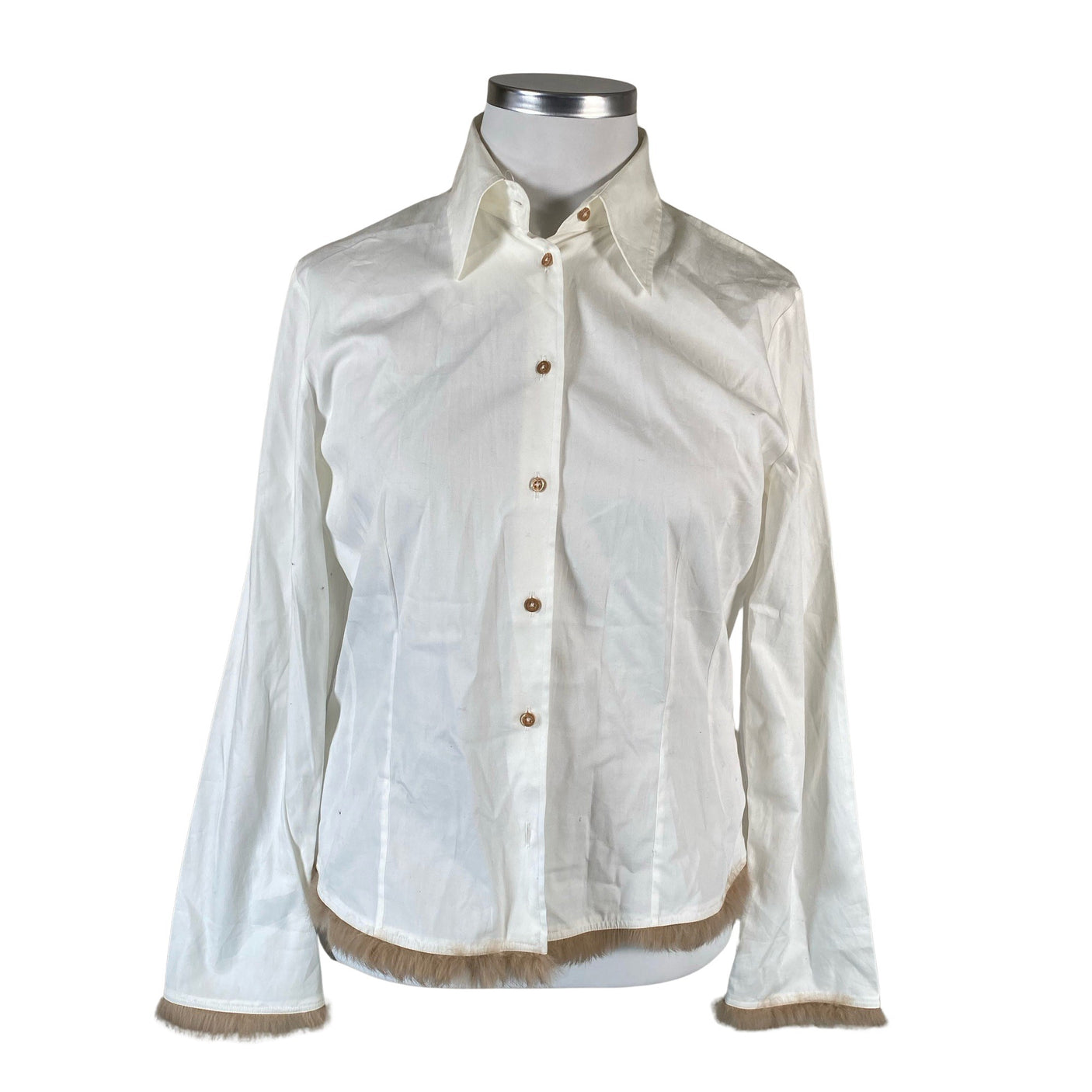 Unisex Von Daniels - Collared shirt, size 42 - White (1)