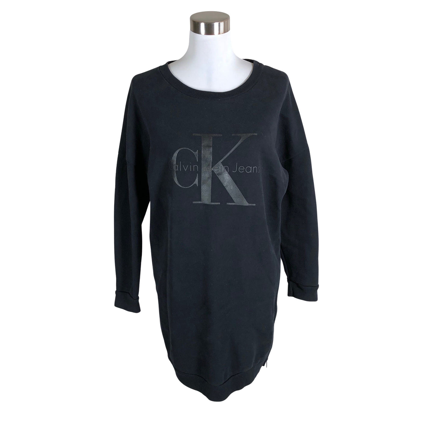 Unisex Calvin Klein Jeans - Sweatshirt tunic, size 38 - Black (1)