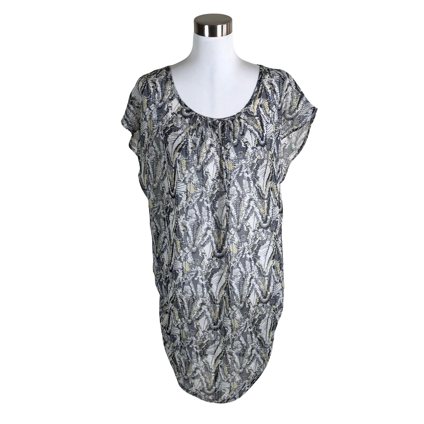 Unisex Friendtex - Schiffon tunic, size 38 - Gray (1)