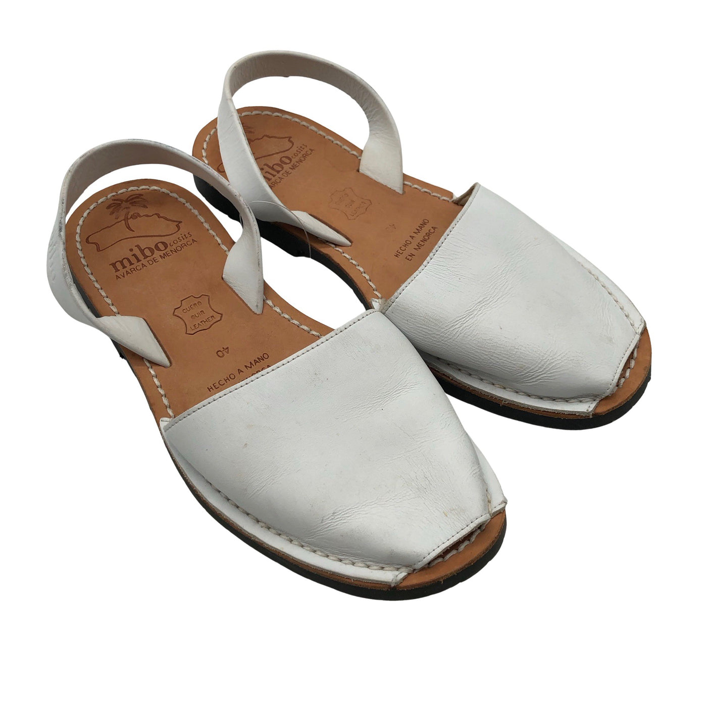 Unisex Mibo - Sandals, size 40 - White (2)