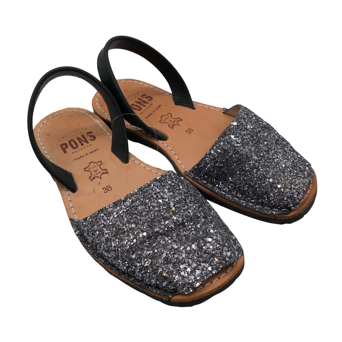Unisex Pons - Sandals, size 38 - Silver (2)