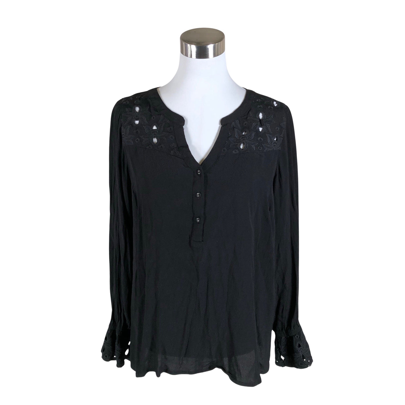 Unisex In Front - Blouse, size 40 - Black (1)