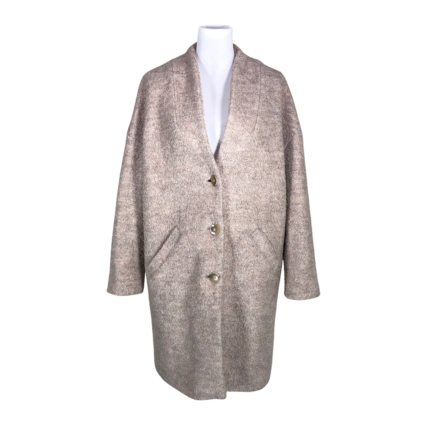 Unisex Esprit - Wool coat, size 42 - Beige (1)